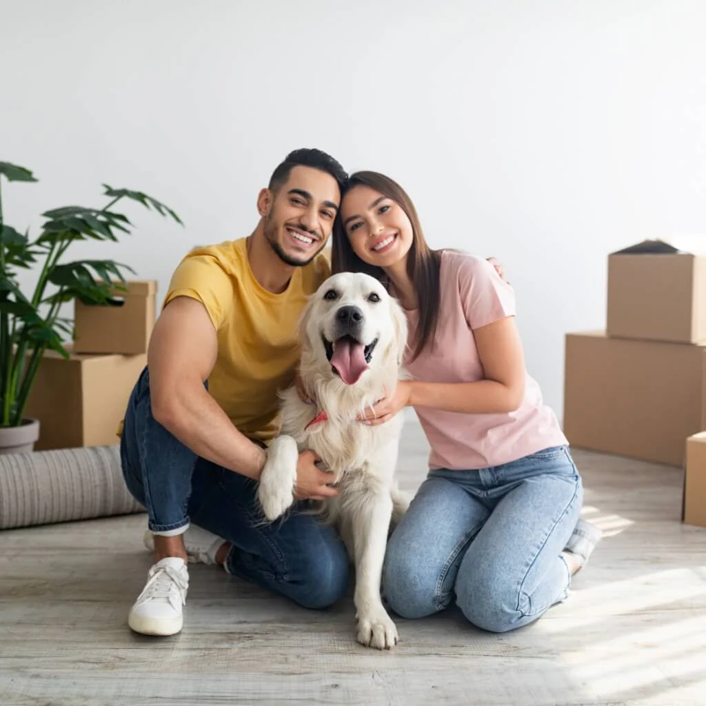 Chien heureux en famille Alimentation par les produits naturels pouir chien chiot ou adulte