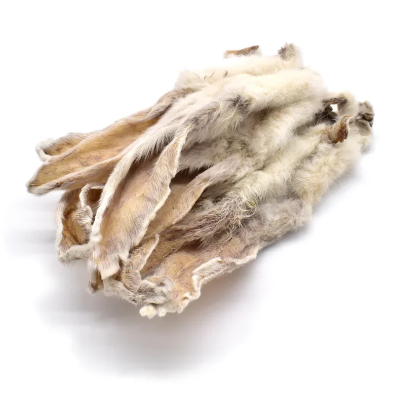 oreille de lapin avec poils de qualité française Boutique Os et Patoune alimentation pour chien friandises à macher