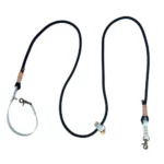 laisse fait par un créateur français pour chien multiposition Paracorde bleu marine cielLaisse pour chien multiposition Paracorde bleu marine ciel os et patoune
