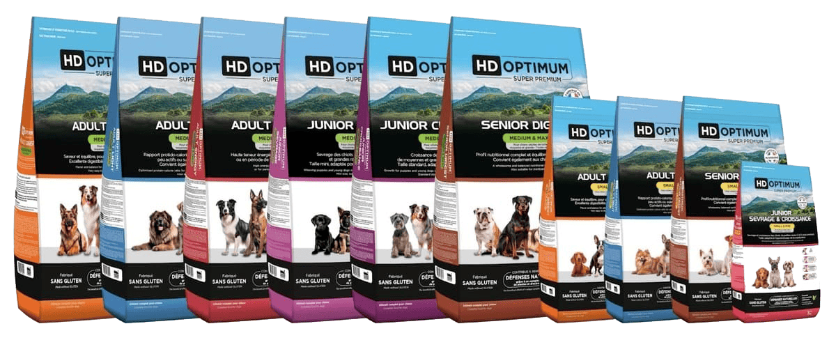 Gamme Saga nutrition alimentation croquettes pour chiens os et patoune. Croquettes saines et pas cher pour la croissance de mon chien