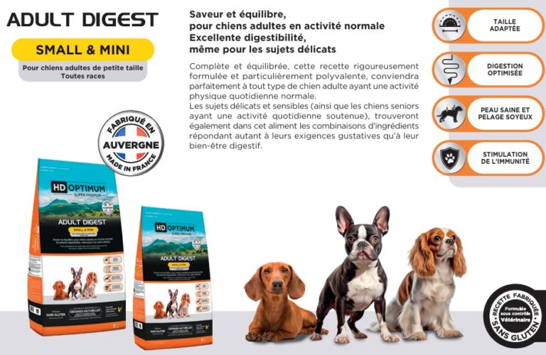 croquette fabriquée en france pour chien small et mini os et patoune alimentation. Croquettes pour la croissance de mon chiot