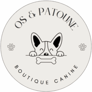 logo os et patoune boutique canine pour chien alimentation friandises accessoires et jouets colliers laisses . Croquettes pour la croissance de mon chioen