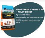 vignette Croquettes pour chien HD Optimum Small & Mini Adult Digest, saveur et équilibre de la santé de votre chien