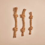 Cocobone jouet solide pour chien destructeur à mâcher pour chien en bois de café et corde de noix de coco Produits Naturels et Accessoires pour Chiens.