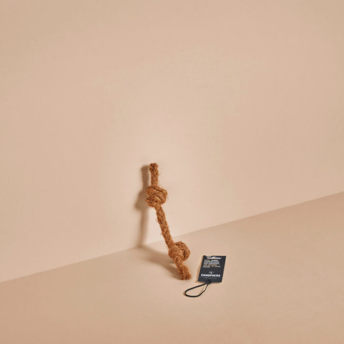 Cocobone Ce jouet unique, fabriqué à la main à partir de fibres de coque de noix de coco 100 % naturelles, est pensé pour les chiens qui adorent mâcher, tirer et déchiqueter leurs jouets