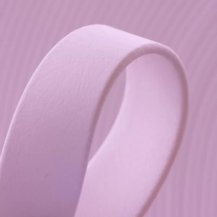 collier de qualité trés resistant fait par un créateur français pour chien biothane mauve lavande. Boutique os et patoune