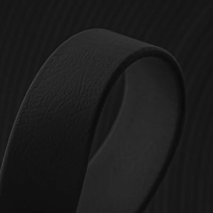 Laisse pour chien multiposition Biothane Noir pour toute taille