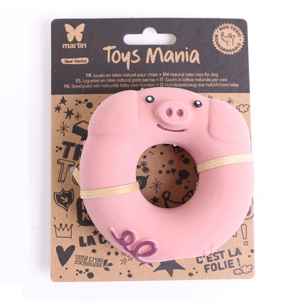 jouet-latex-donut-sonore-bacon boutique os et patoune 2