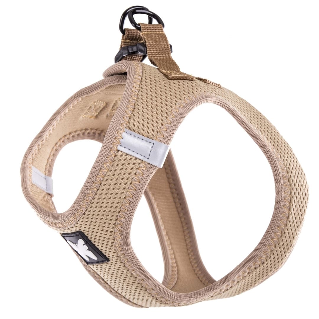 harnais-mesh-beige-2 boutique canine os et patoune